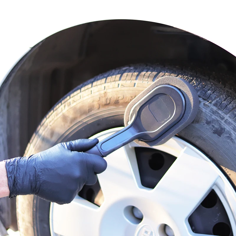 

Car Wheel Sponge Brush 28*8.8*12cm ABS Handle Car Wheel Brush Car Cleaning Brush Car Wash Brush
