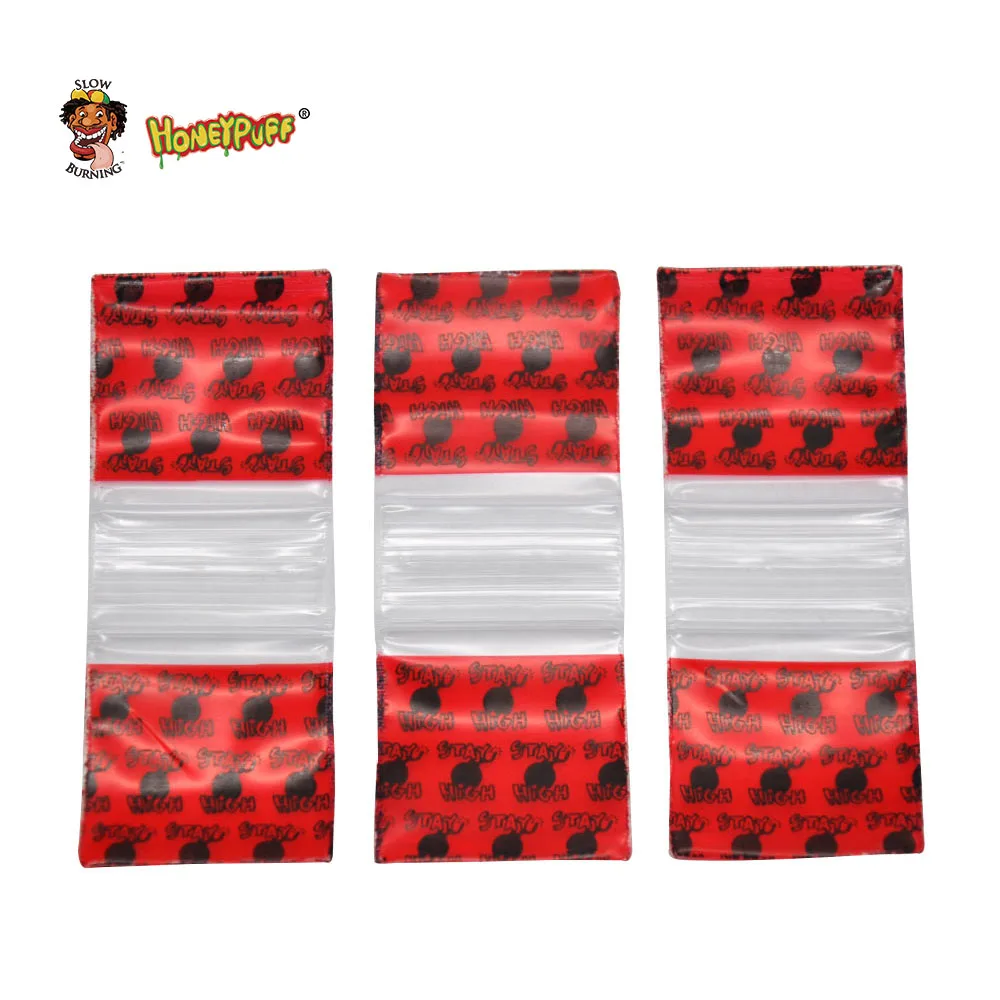 

HONEYPUFF Resealable Cellophane Small Organizer Bag Packing Storage Seal Jewelry Bags Portable Sundries Storage Container