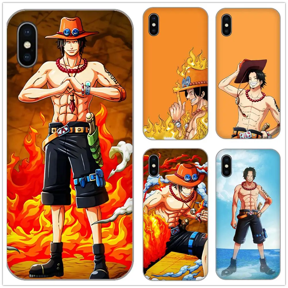 Anime One Piece Newly Arrived D. Ais Soft TPU Cases Cover For Apple Iphone 7 8 6 6S 4 5 5S SE Plus IphoneX XS XR MAX PLUS |