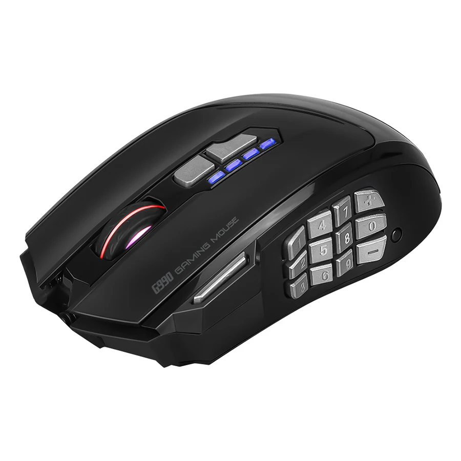 

MARVO G990 Gaming Mouse ,Professional Mouse Backlight Wired Ajustable DPI Optical Ergonomic USB Mice For PC/Laptops/Computer