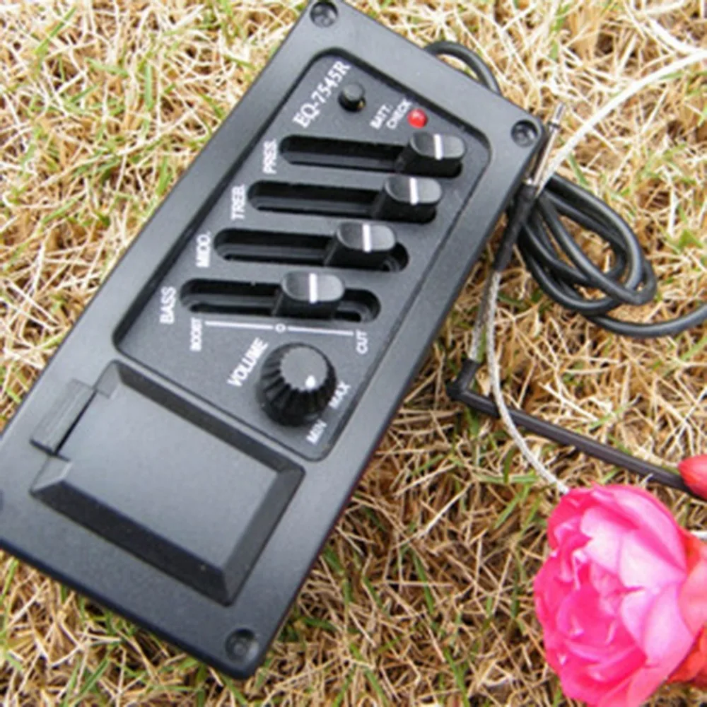 TSAI Guitarra acústica Guitarra preamplificador Pickup 6,5mm salida Jack caja eléctrica Guitarra accesorios para Guitarra reproductor TSAI Guitarra acústica Guitarra preamplificador Pickup 6,5mm salida Jack caja eléctrica Guitarra accesorios para Guitarra reproductor