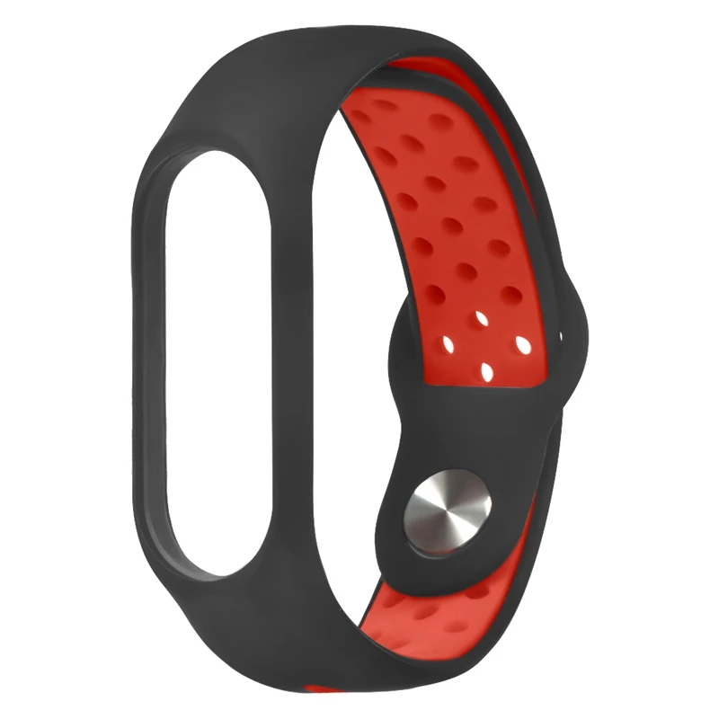 Double Color Mi Band 3 Strap For Xiaomi Mi Band 3 Miband 3 Sport Silicone Bracelet For Xiaomi Mi Band 4 Breathable Watch Band