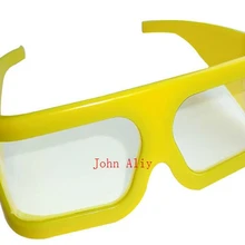 Лидер продаж, желтый оправа IMAX 3d очки поляризованные линейные 3d очки для 3D фильмов