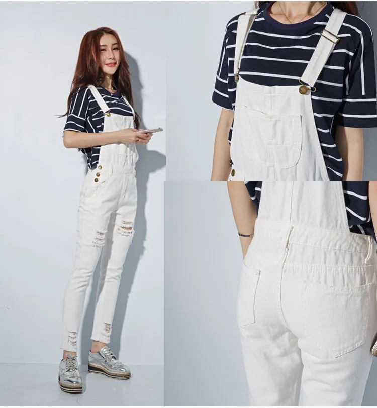 Women's new 2017 summer fashion large size female straight strap walnut cowboy straps pants high waist Korean version of the strap pants (8)