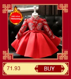 Дети Cheongsam атласные топы традиционное китайское Новогоднее платье для девочек guzheng фортепиано теплый халат Vestido Восточный