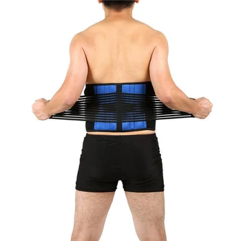 Unisex Orthopedic Posture Corrector Waist Support Brace Elastic Belt Lumbar Support Abdominal Corrector Belt Waist Pain Relief