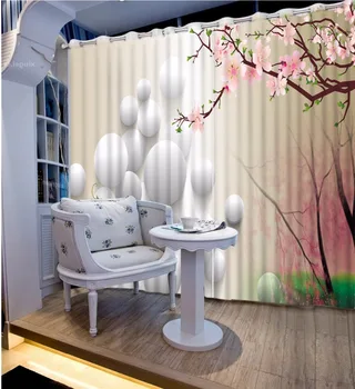 

Photo Printing 3D Curtains Creative Flower Curtains Blackout For Windows Modern Home Hotel Office Wall Curtain Drapes Decor