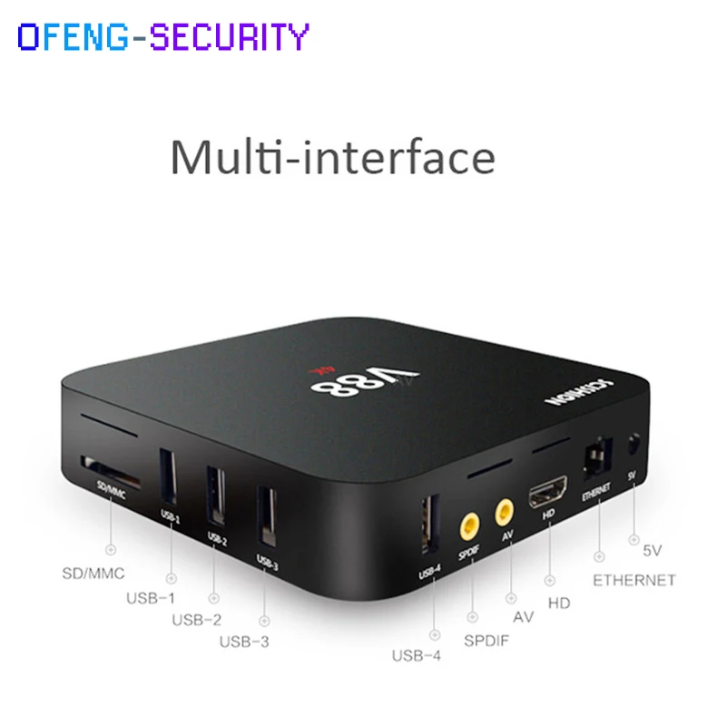 Хит продаж 2018 года! RK3229 1G DDR 8G четырехъядерный 4K Wifi smart TV Box V88|box box|box tv boxbox |