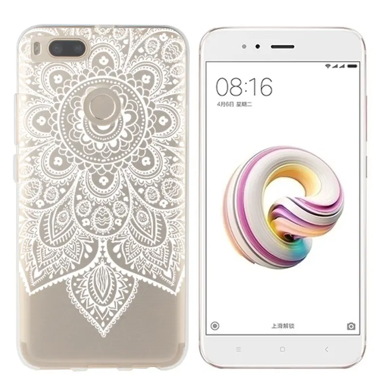 Patterned Phone Case for Xiaomi  Mi 8 A2 Lite Mi 5X 6X Pocophone F1 Clear Cover Redmi 5 Plus 6 Pro 4X Note 5 Pro Soft TPU Shell (16)