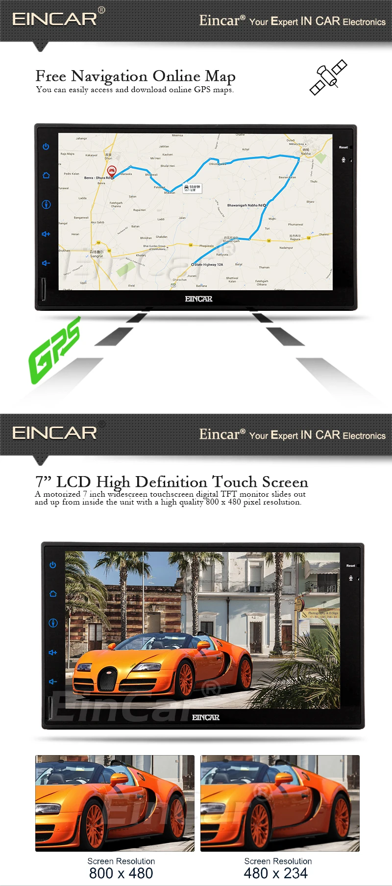 Clearance Android 5.1 Map No-DVD Tablet GPS WiFi EQ 4-Core 7" Auto Car Stereo APP CD Autoradio Video Radio SD 1080P 4