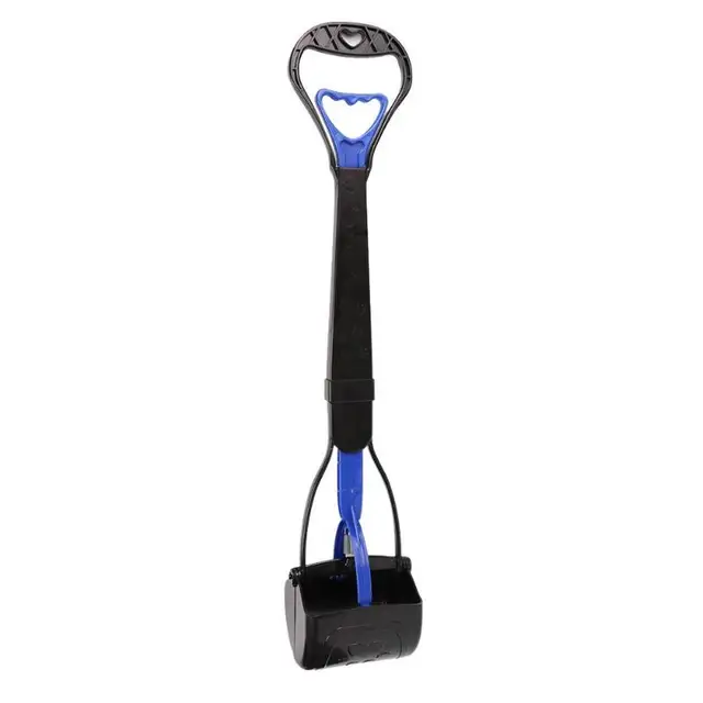 Pet Pooper Scooper Long Handle Jaw Poop Scoop Clean Pick Up Animal Waste Dog Puppy Cat Waste Picker Cleaning Tools Outdoor