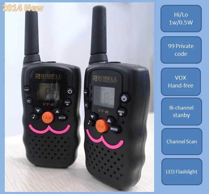 Портативная рация PMR446 с большим радиусом действия приемопередатчик HF VT8 1 Вт