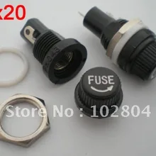 Держатель предохранителя для 5x20 мм FH043 10A 250 V 40 шт в партии