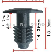 100 шт. фиксатор кузова зажим для hyundai двигатель авто зажимы и быстро автомобильные клипсы автомобильный пластиковый крепеж