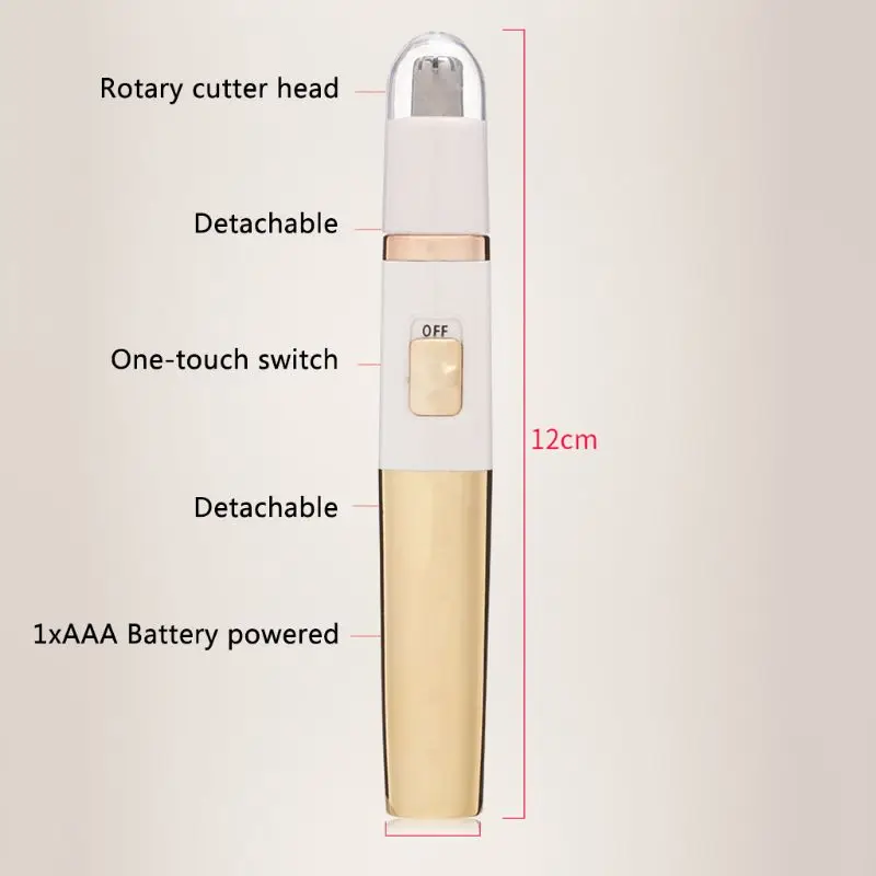 Электрический триммер для волос в носу для женщин, триммер для волос в ушах для женщин, уход за лицом, бритва для бороды, триммер для бритья, инструмент для удаления волос, машинка для стрижки