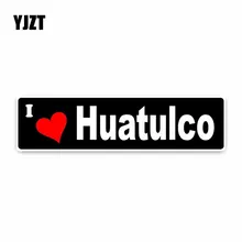 Huatulco YJZT 15*3.5 CM Eu AMO O Decalque Do Carro Etiqueta Do Carro Reflexivo C1-4195