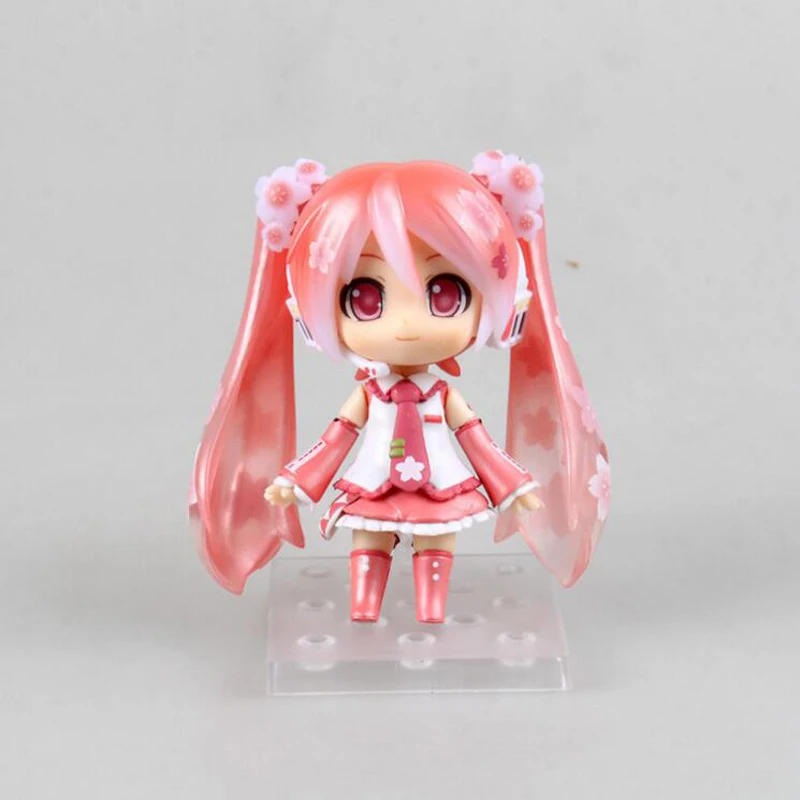 

Anime figure 500# Movable Sakura miku Action cartoon model 10cm collection PVC toy gift cute decoratio with box