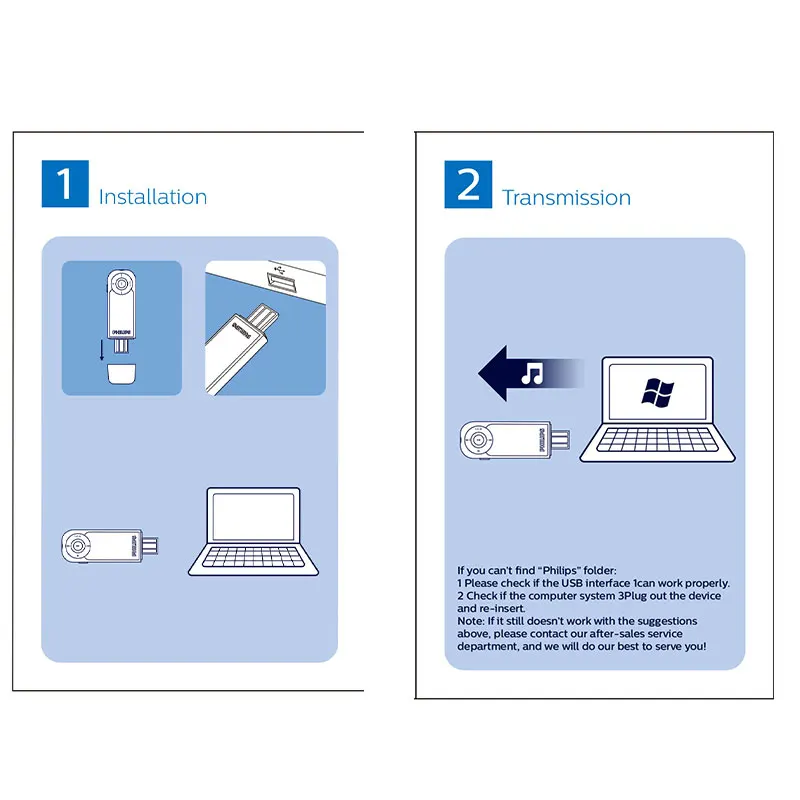 Philips 100% Original 8GB Mini Music MP3 Player