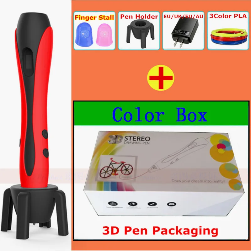 Новые смарт 3D ручка дети Doodle игрушка с светодиодный Экран Управление Температура