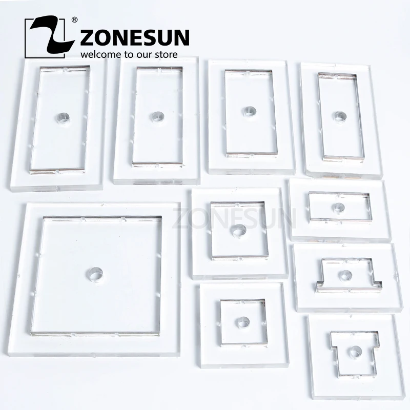 ZONESUN Customized leather punch Steel Blade flower wedding PVC/EVA sheet cutter mold DIY Watch belt wallet paper cutting die | Бытовая