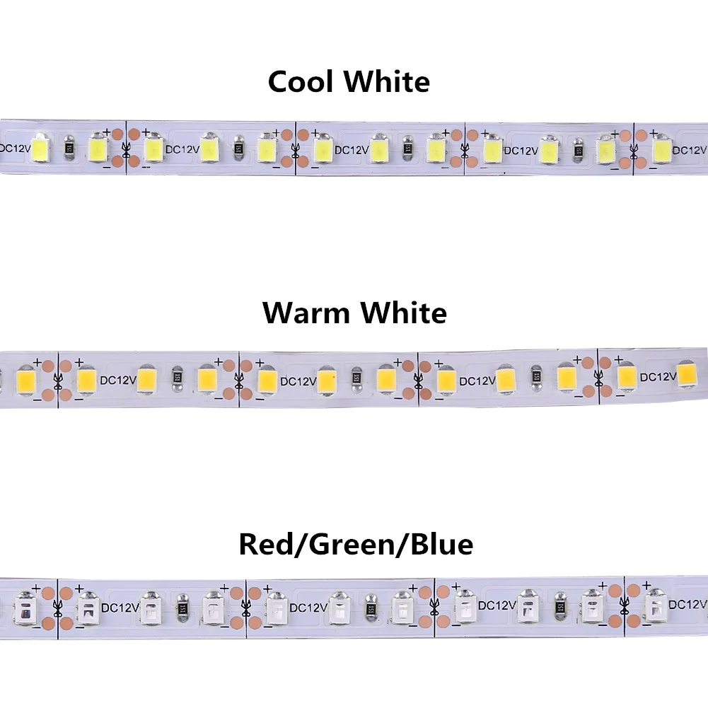 5 м 600 светодиодный s 2835SMD Светодиодная лента высокой яркости неводостойкая DC 12 В 120 светодиодный s/M Диодная лента супер яркая, чем 3528 Светодиодный светильник