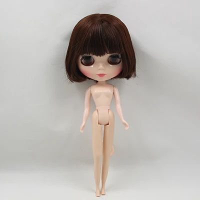 Ледяная фабрика Blyth Обнаженная кукла Чери бабетт Серия № 0312 коричневый микс красные волосы прозрачная кожа Нео - Цвет: nude doll