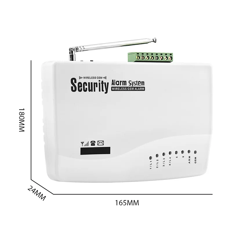 GSM сигнализация для дома системы безопасности с проводной PIR/датчик двери двойной антенны охранной сигнализации