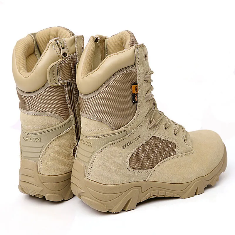 Désert top Hommes Bottes slip Delta Tactique black Anti Air En Lacets Combat D'hiver À Plein Commando Khaki Chaussures Randonnée Tendance Haute pTwapqr
