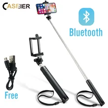 CASEIER Универсальная беспроводная Bluetooth селфи палка для iPhone XR XS MAX 7 складные мини селфи палки для samsung S10 S9 Note 10
