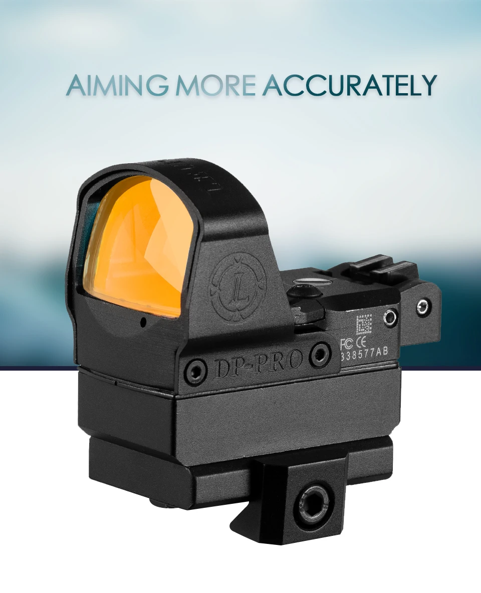 DP-Pro Red Dot Reflex Sight 1X тактический прицел охотничьи крепления для пистолета Glock Handgun fit 20 мм Weaver Rail