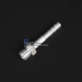 

#6 8mm Straight Male Insert O-ring Barbed Fitting for A/C Refrigerant Hose