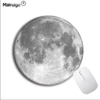 

Mairuige Moon Shaped Gaming Mouse Pad Portable Locking Edge Mousepad Rubber Mouse Mat Round Keyboard Mat Table Mat For Dota LOL