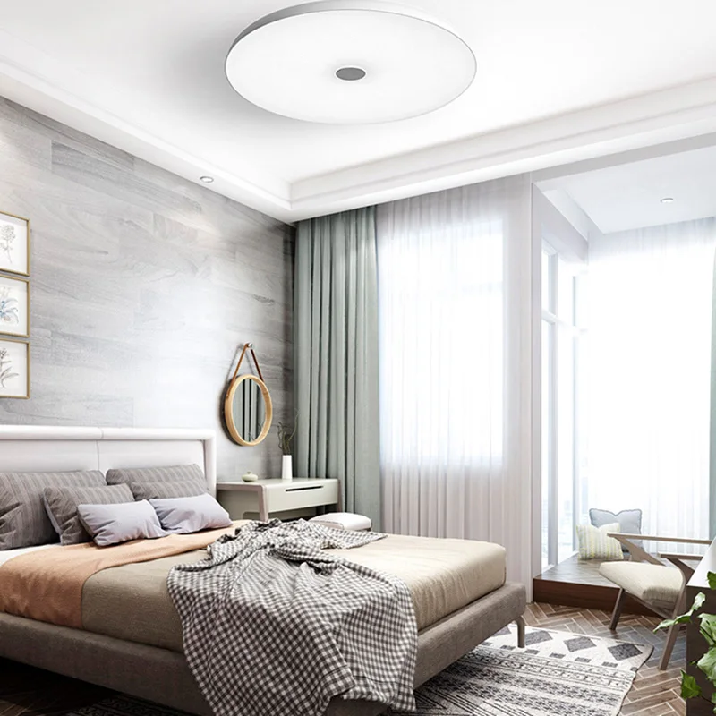 

36W LED Smart Music Ceiling Light For Living Room Bedroom Stepless Dimming Ceiling Lights Support Voice APP / Remote Control