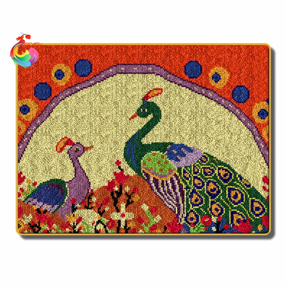 Best Price DIY Mat Needlework Kit Latch Hook Rug Kit Unfinished Crocheting Rug Yarn Cushion Embroidery Carpet peacockPicture 110x67cm Best Price DIY Mat Needlework Kit Latch Hook Rug Kit Unfinished Crocheting Rug Yarn Cushion Embroidery Carpet peacockPicture 110x67cm