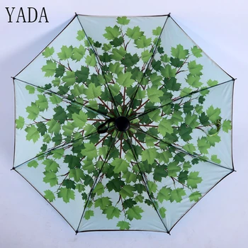 

YADA High Quality Brand Double Umbrella Rain Women Sunny & Rainy Umbrella For Womens Windproof Folding designer Umbrellas YS132
