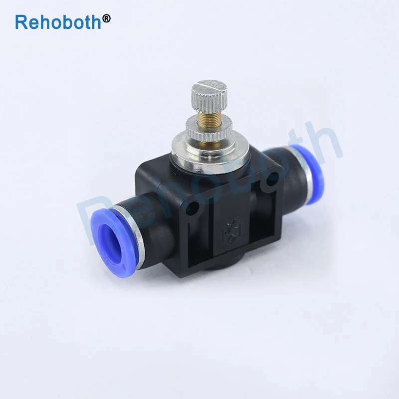 

Throttle valve LSA 4mm 6mm 8mm 10mm 12mm Air Flow Speed Control Valve Tube Water Hose Pneumatic Push In Fittings
