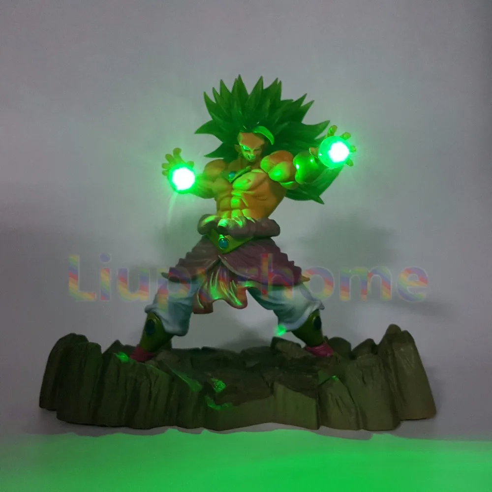 Dragon Ball Z Broly DIY LED Освещение лампа Дисплей аниме Dragon Ball Z DBZ Супер Saiyan Broly свет для рождественский подарок