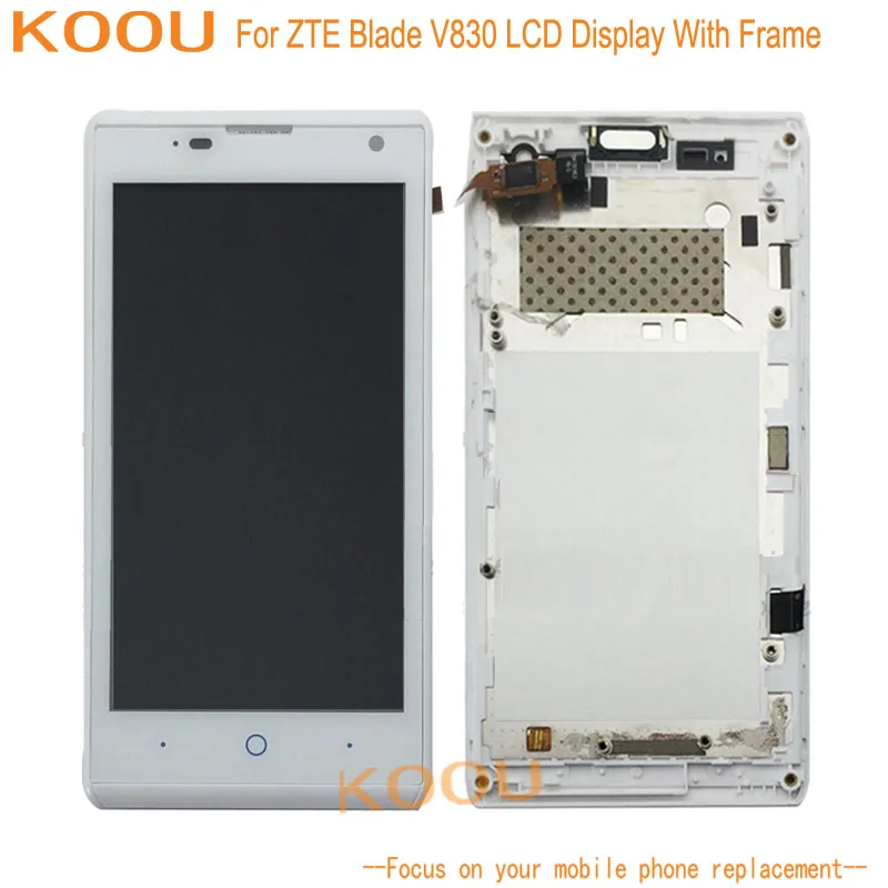 

LCD Display For ZTE Blade G Lux/ Kis 3 Max V830 V830W Touch Screen Digitizer Assembly Replacement For ZTE Blade V830 With Frame