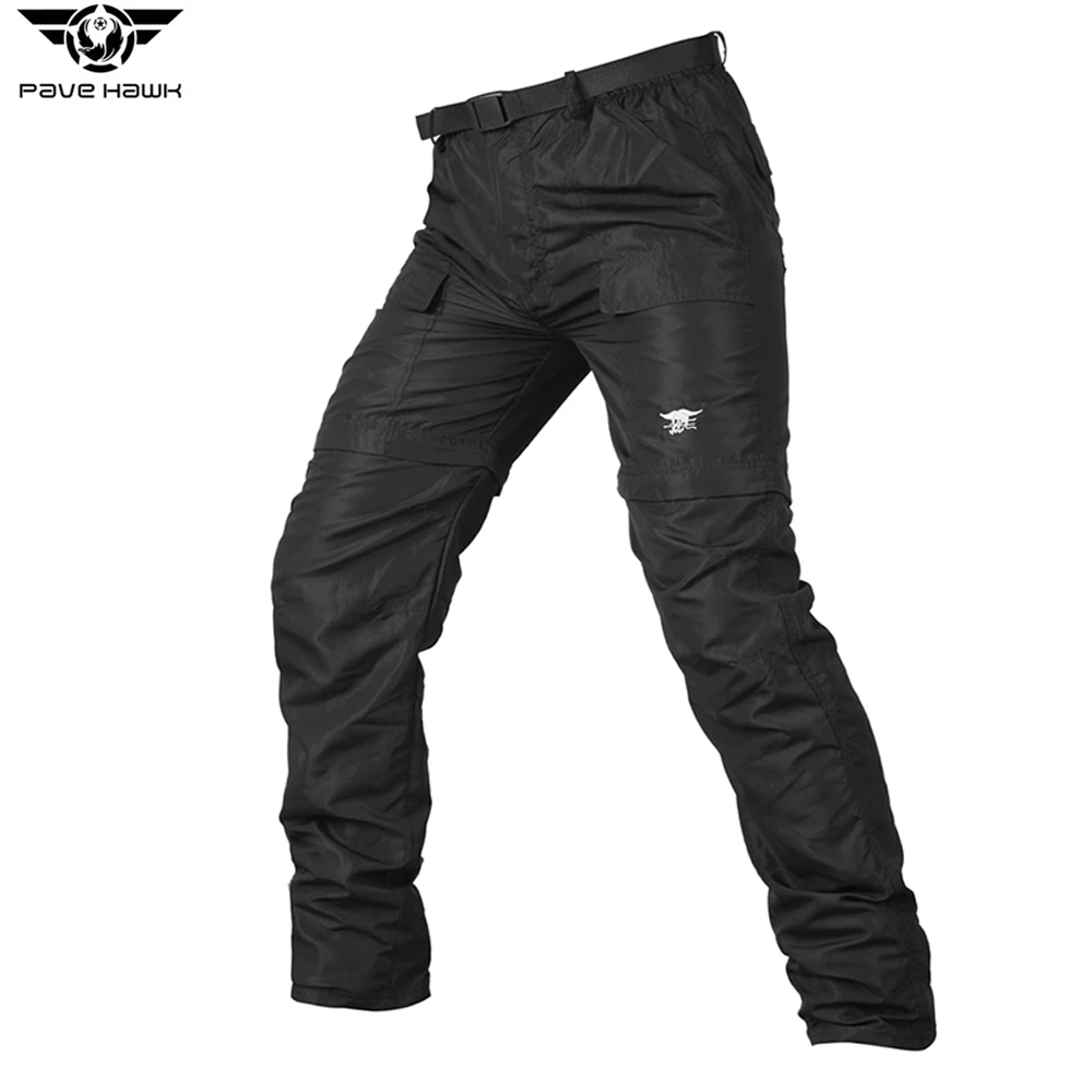 

Men Military Long Pants Detachable Tactical Cargo Pants Zipper Multi-purpose Pockets Scratch-resistant camouflage Trousers