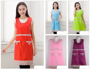 

1PC Korean Fashion Apron with Pockets Cafe Waiter Kitchen Cook Household Cleaning Tools Kitchen Apron ELB 407
