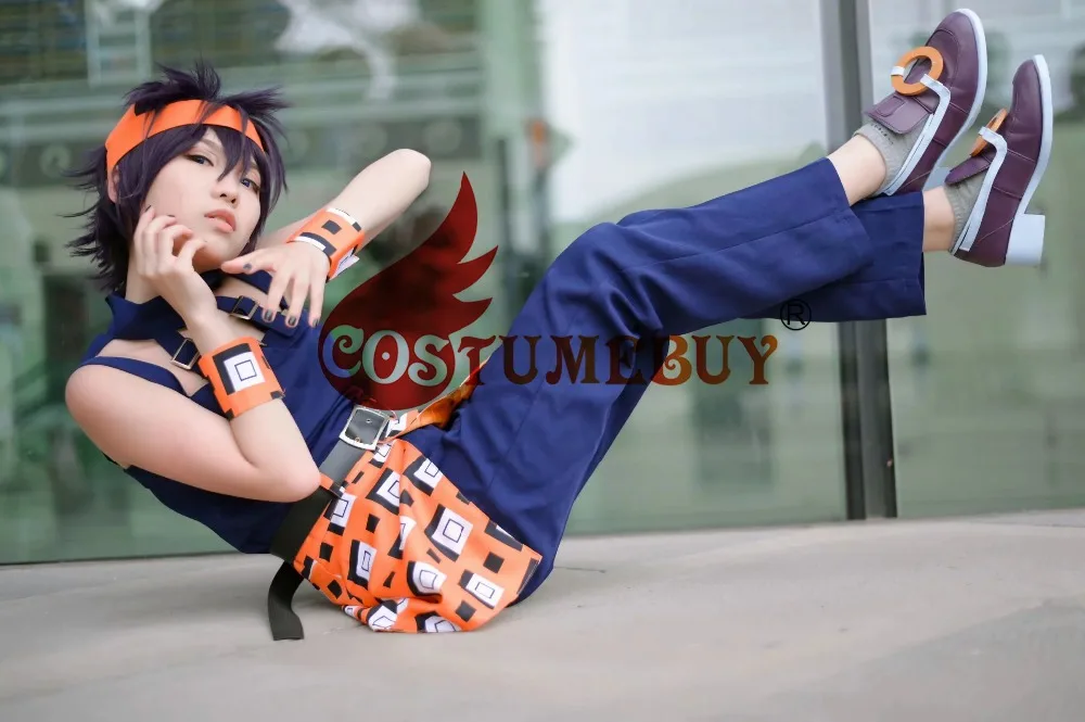 CostumeBuy JoJo невероятное приключение: золотой ветер Ghirga Narancia Косплэй костюм на Хэллоуин Карнавальный полный набор индивидуальный заказ