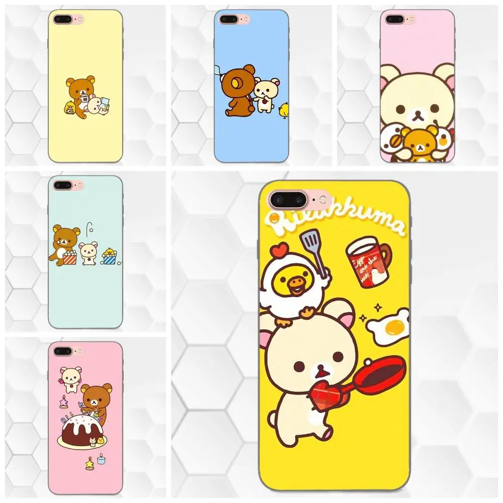 Красивая вторая серия Rilakkuma для Galaxy C5 C7 J1 J2 J3 J330 J5 J6 J7 J730 2017 Ace Core Duo Max Mini Plus Prime Pro |