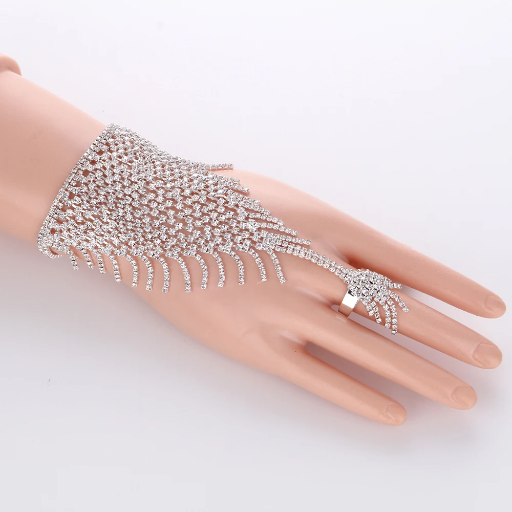 Chain Ring Wrist Bracelet Chain Ring Wrist Bracelet