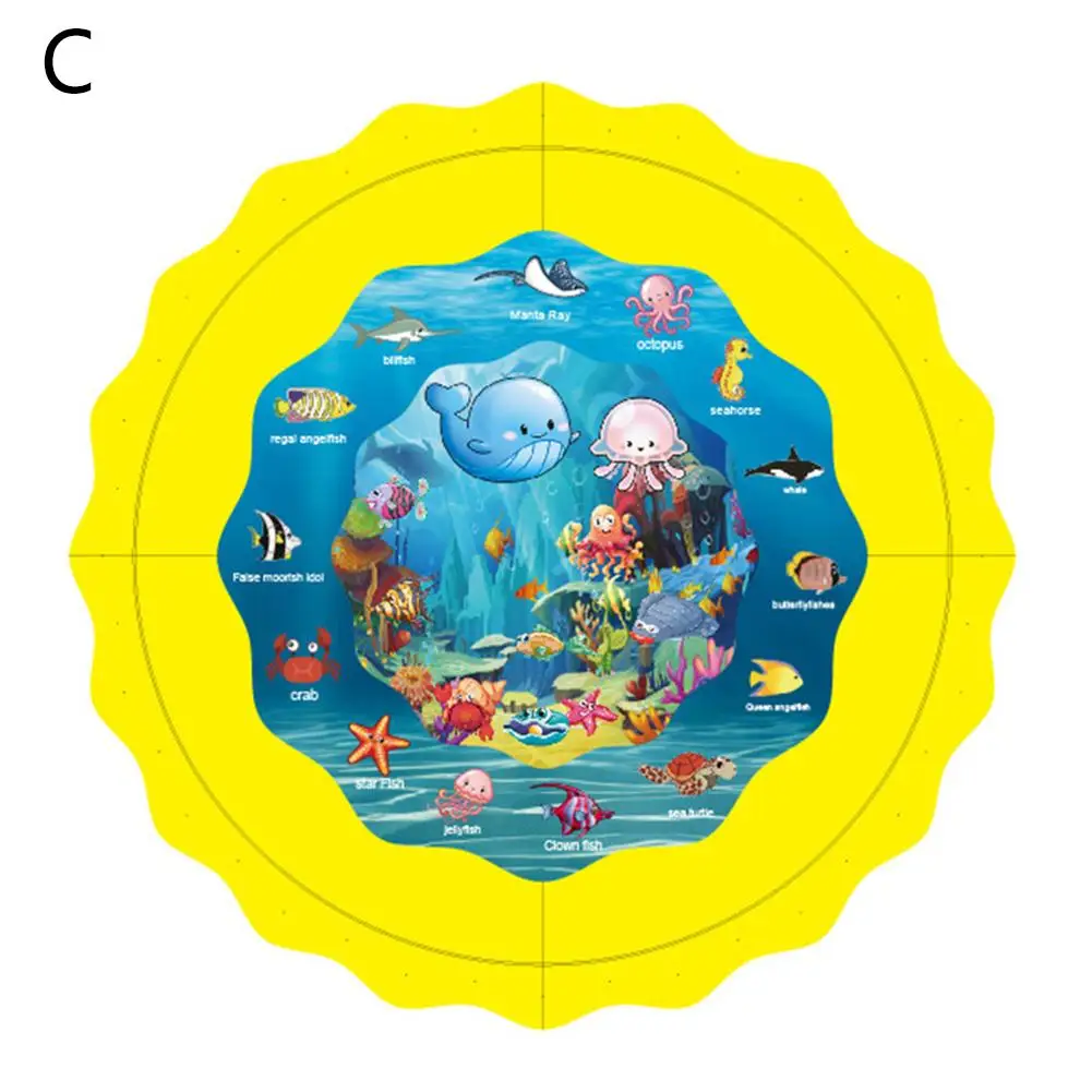 Summer inflated Swiming Pool Children's Baby Play Water Mat Games Beach Pad Lawn Inflatable Spray Water Cushion Toys Outdoor Summer inflated Swiming Pool Children's Baby Play Water Mat Games Beach Pad Lawn Inflatable Spray Water Cushion Toys Outdoor