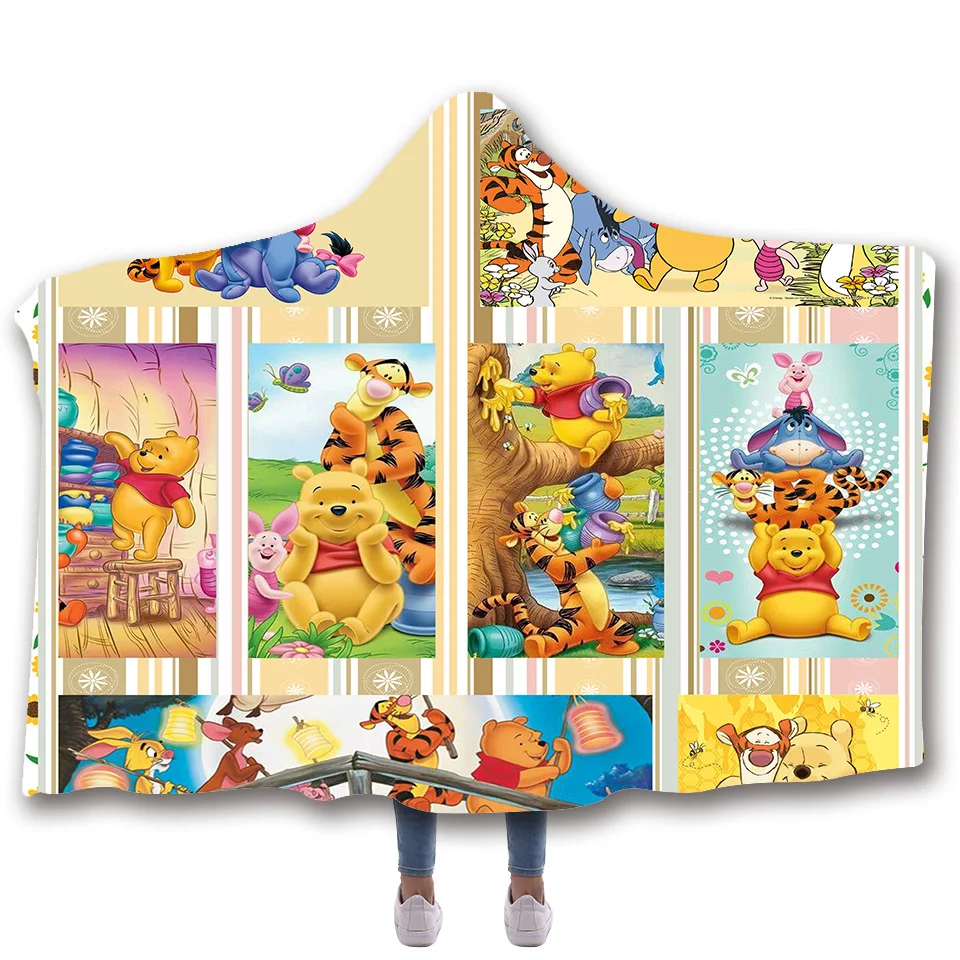 

SOFTBATFY Kids Childern Hooded Blanket Fleece Throw Blanket Dropshipping
