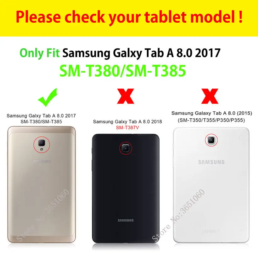 SM T380 чехол для Samsung Galaxy Tab A 8 0 T385 2017 дюймов планшета из искусственной кожи с