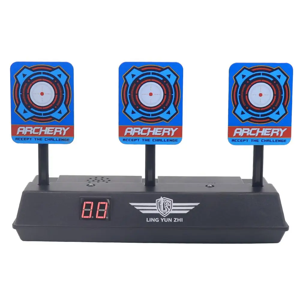 

New Hot Electric Scoring Practice Return for Nerf Target Toys For Outdoor Fun Water Gel Beads Blaster Kids Gift