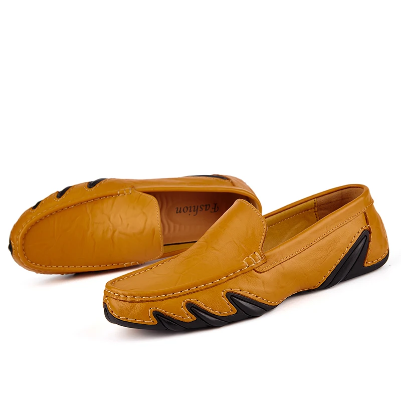 Clax Men Leather Flats Shoes 2018 Spring Summer Men's Boat Shoe Black Blue Casual Loafers Elegant Moccasin Leisure FootWear Clax Men Leather Flats Shoes 2018 Spring Summer Men's Boat Shoe Black Blue Casual Loafers Elegant Moccasin Leisure FootWear