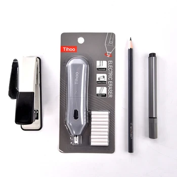 

Kawaii Electric Eraser Cute Stationery Pencil Erasers Mini Kneaded Refill Electronic Rubbers For Kids Office School Supplies
