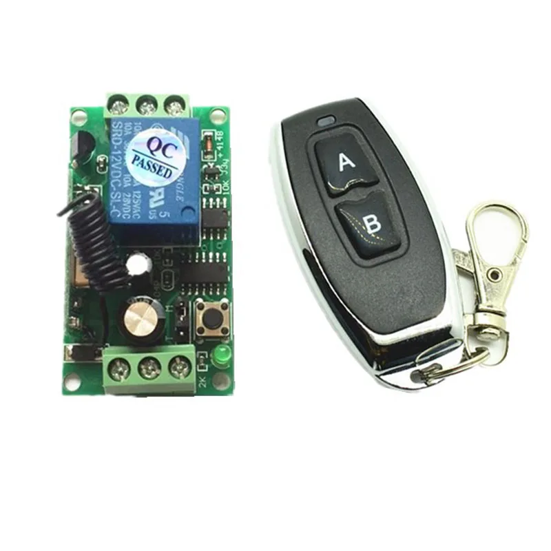 

Entery Door Lock Remote Control System DC12V/24V 1CH Receiver&Transmitter 1 CH 1CH RF Wireless Remote Control